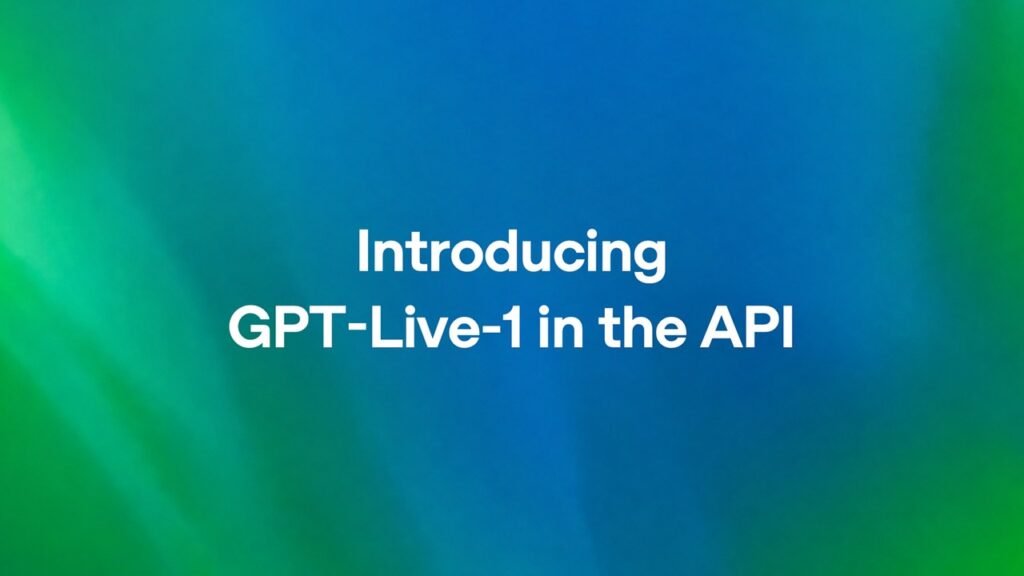 GPT-Live-1: modelo de voz full-duplex da OpenAI na API