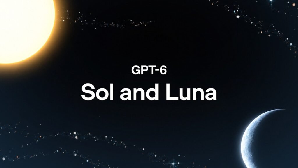 GPT-6 Sol e Luna: modelos da OpenAI com API 50% mais barata