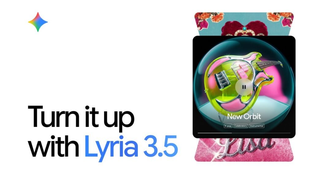 Lyria 3.5: geração musical por IA no Gemini com vocais e arranjos