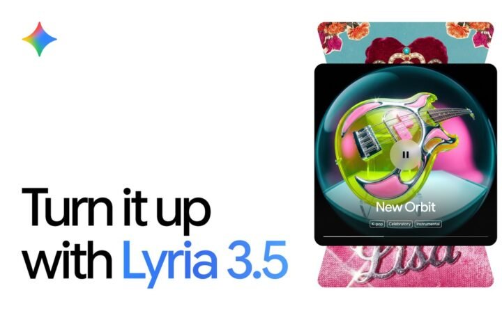 Lyria 3.5: geração musical por IA no Gemini com vocais e arranjos