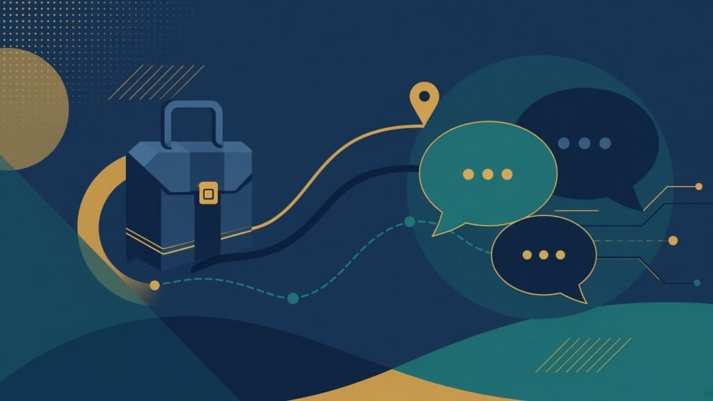 Stabia adota Blis AI: ilustração de viagens corporativas e automação no WhatsApp