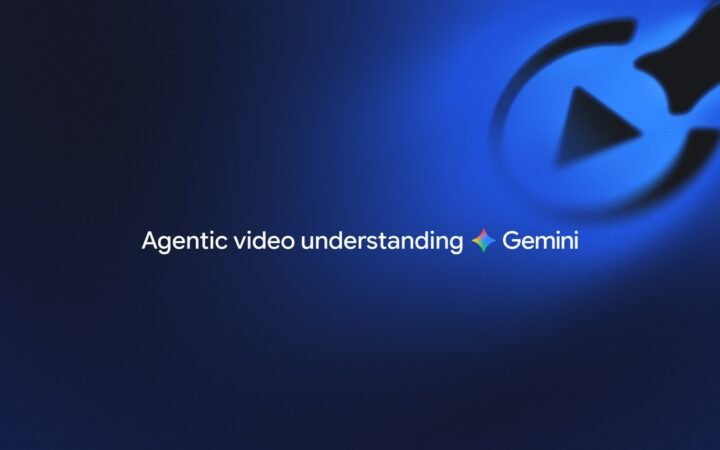 Ilustração do vídeo agentic no Gemini com busca seletiva de frames e áudio