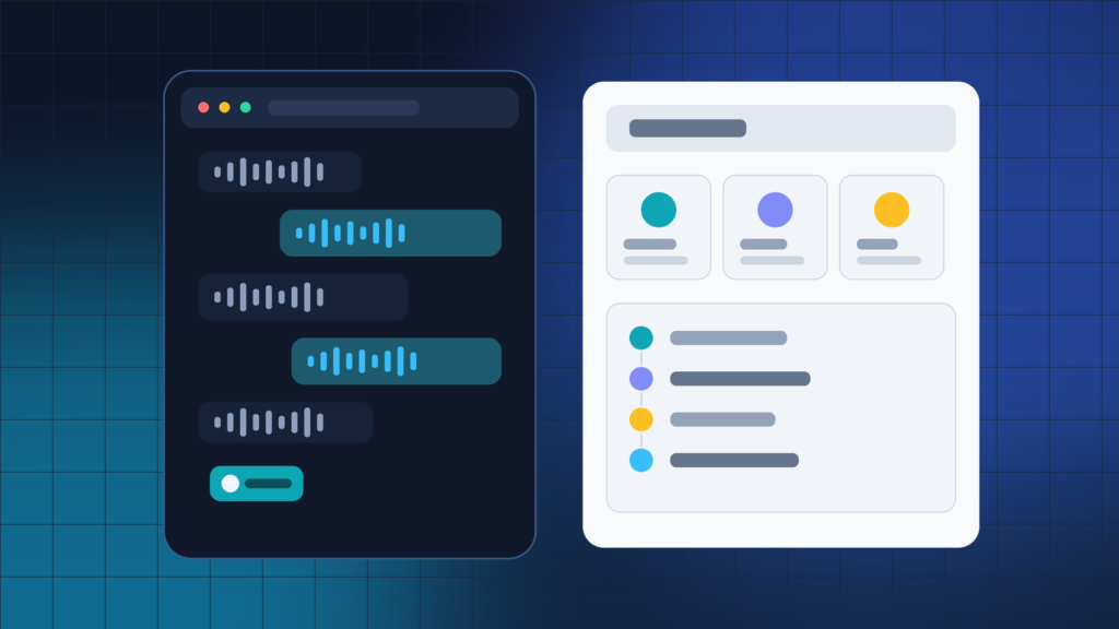 Zenzap chat com IA: ilustração de messenger mobile com bolhas de conversa e painel de agentes de IA para equipes no trabalho